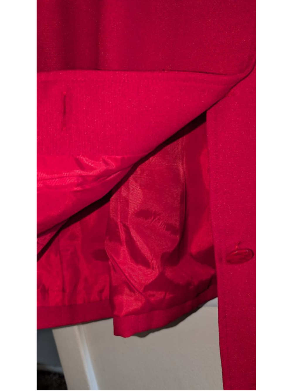 Judy Bond Red Blazer Plus Size 18 - Picture 3 of 6